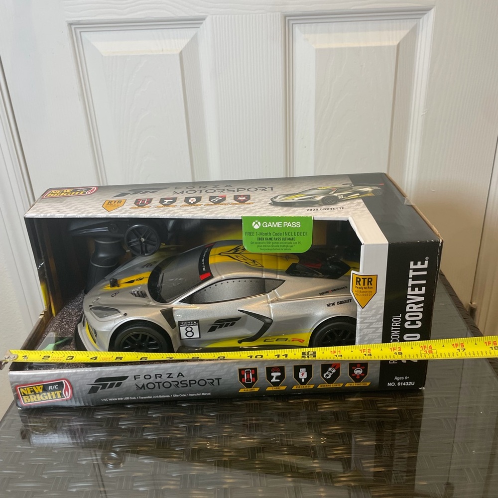 2020 Corvette RadioControl Car C8-RC USB Forza Motorsport Racing Collectible - Picture 6 of 16